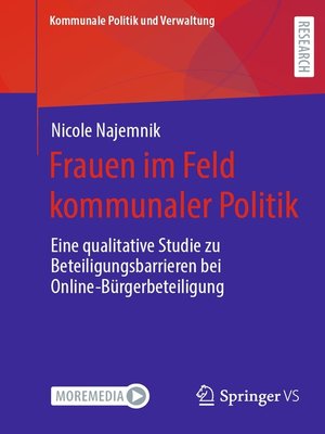 cover image of Frauen im Feld kommunaler Politik
